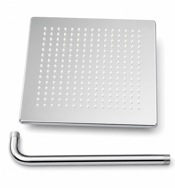 Rain shower with fitting