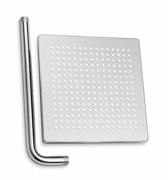 Rain shower with fitting