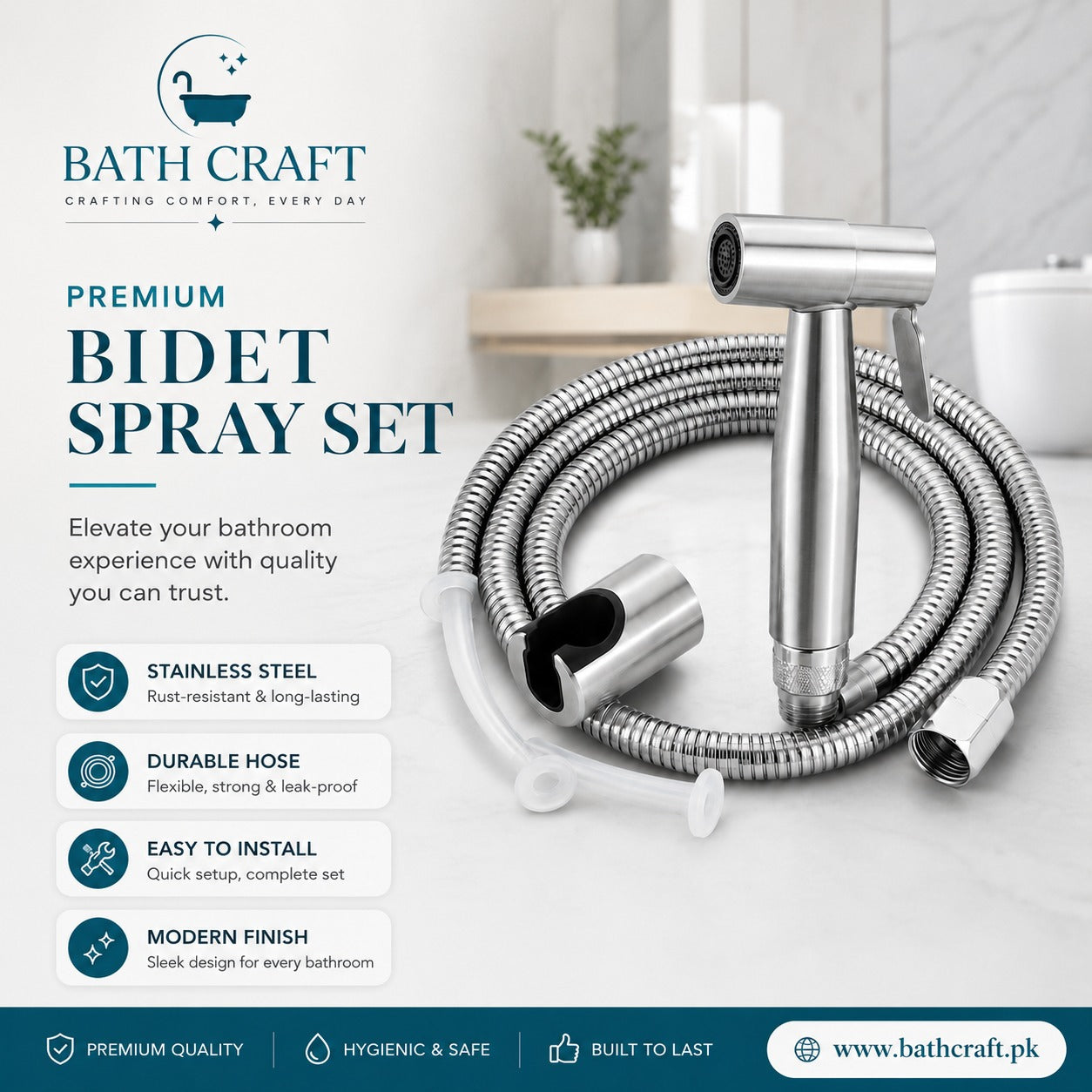 Stainless Steel Muslim Shower