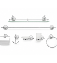 Accessories Set 7 pcs chrome